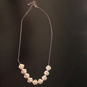 BANCROFT Barbera Hammered Silver Necklace